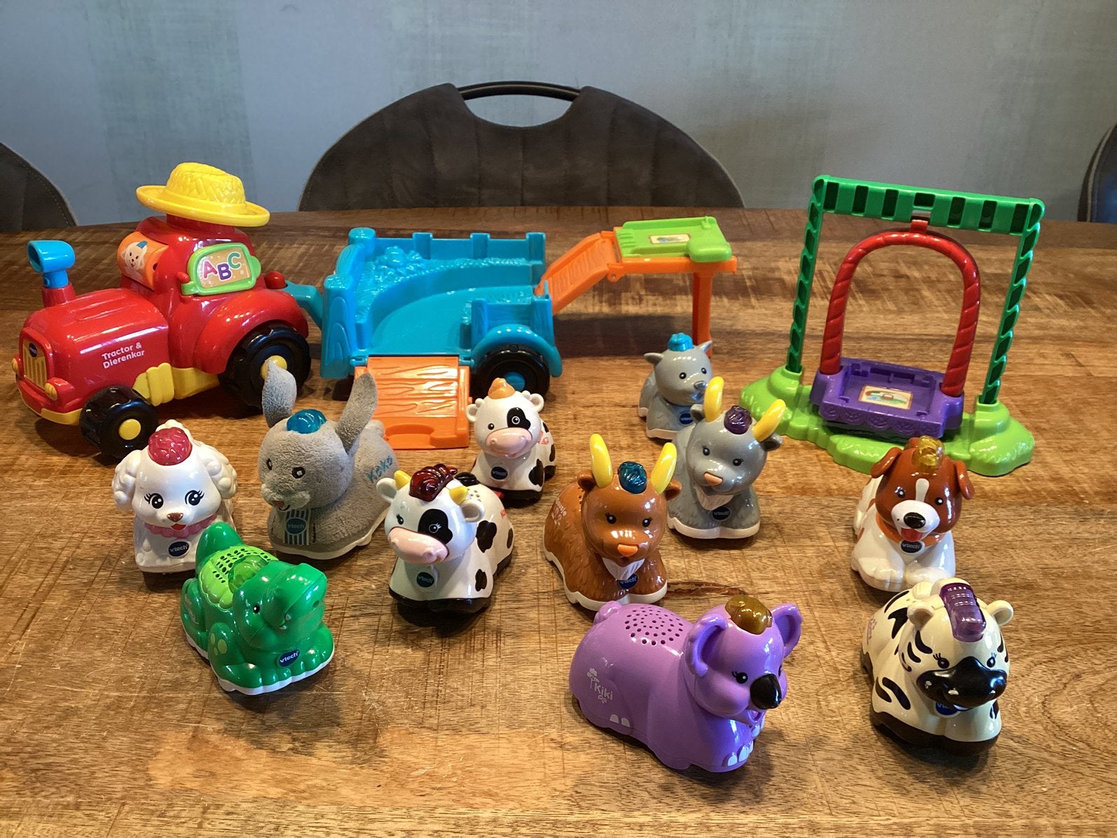 Vtech zoefzoef dieren tractor & dierenkar en 11 dieren, Ophalen