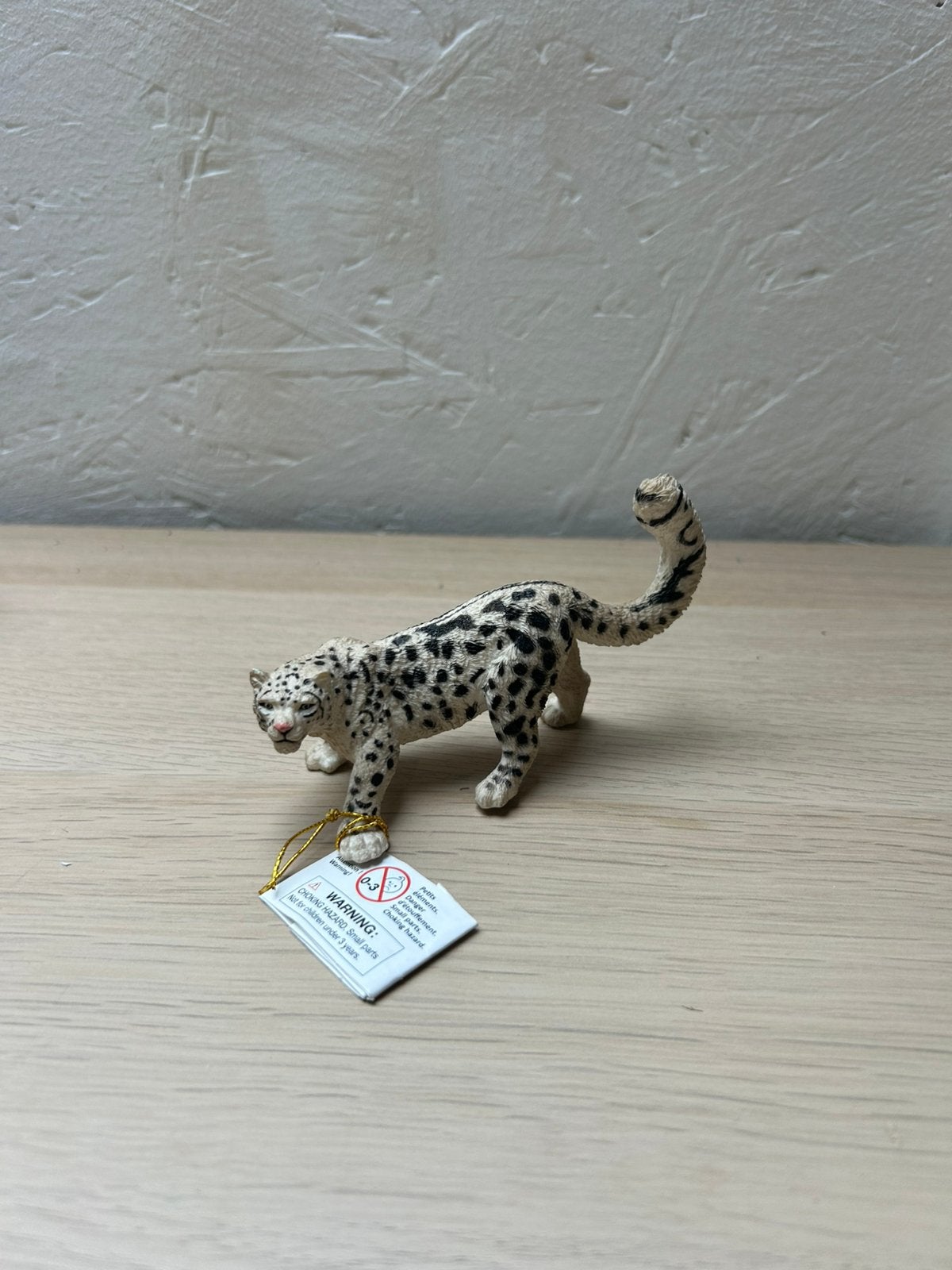 Papo sneeuwpanter, Ophalen of Verzenden, Zo goed als nieuw, Hond of Kat, Beeldje of Figuurtje