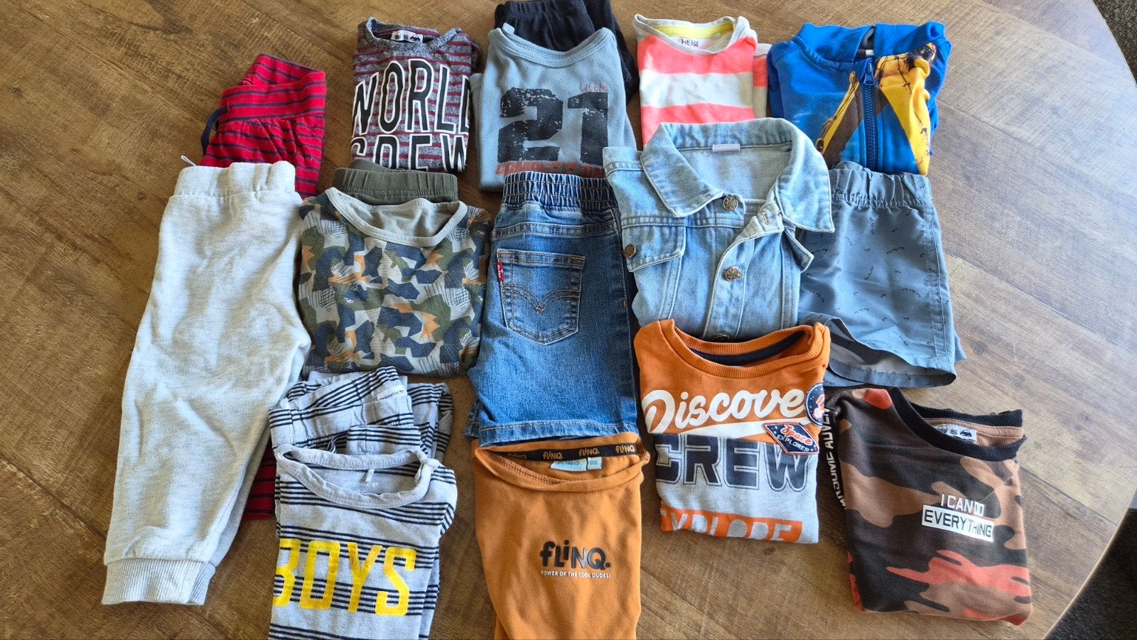 kledingpakket maat 86 jongen, Kinderen en Baby's, Babykleding | Maat 86, Ophalen of Verzenden, Zo goed als nieuw, Jongetje