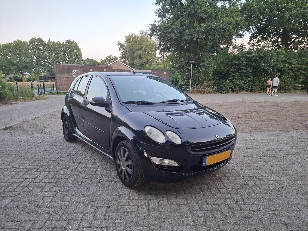 Smart ForFour 1.1 2005 Zwart, Auto's, Smart, Particulier, ForFour, Airbags, Centrale vergrendeling, Elektrische ramen, Mistlampen