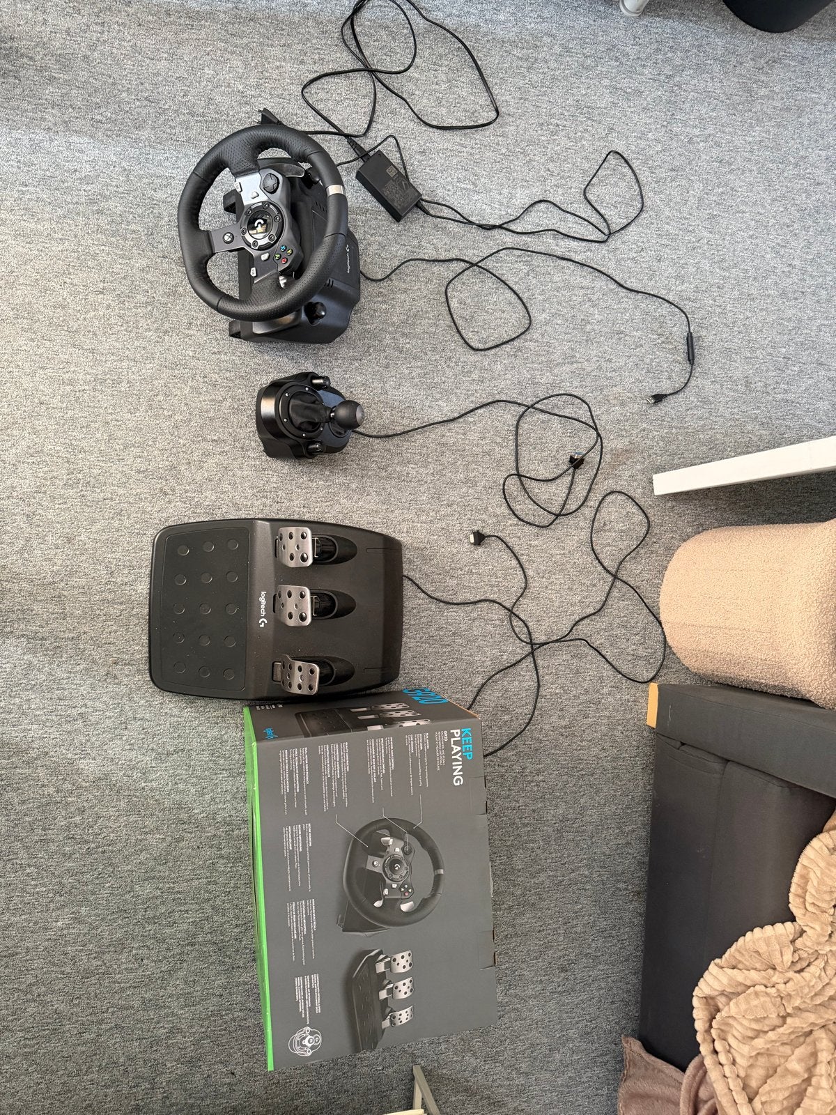 Logitech G920 + H-shifter, Spelcomputers en Games, Ophalen, Racestuur, Force feedback, Zo goed als nieuw