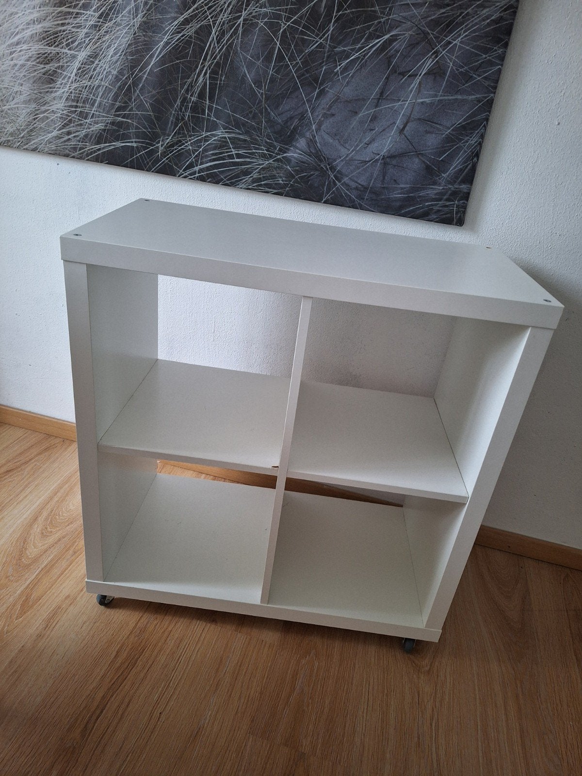 IKEA Kallax vakkenkast 4 vakken met wieltjes 77x77cm, Ophalen