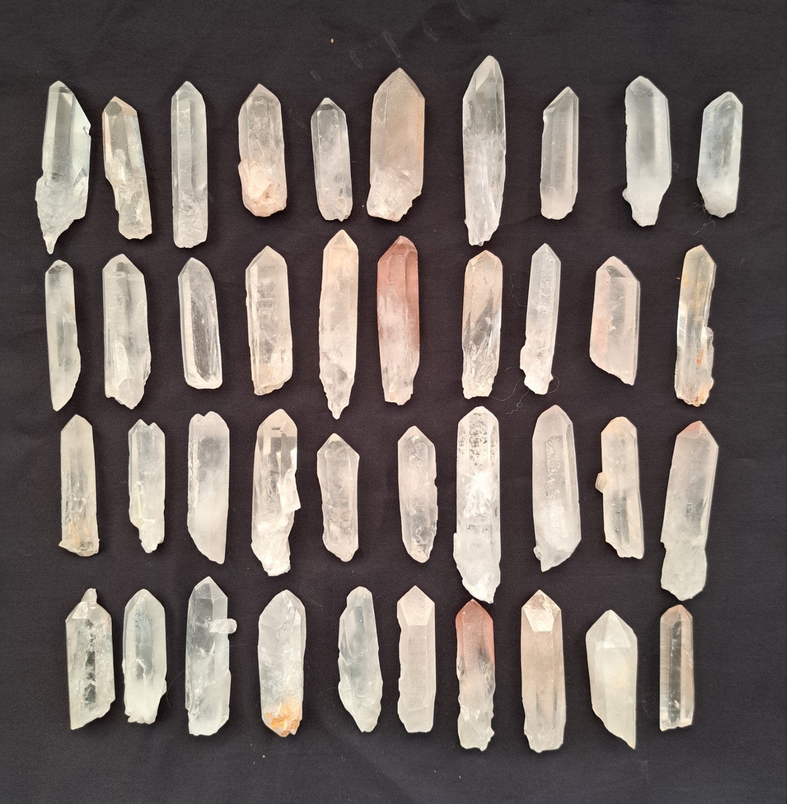 Grote bergkristal punten 4-4,5 cm punt edelsteen kristal, Ophalen of Verzenden