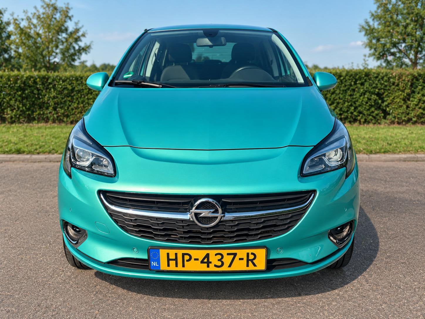 Opel Corsa 1.3CDTI 70KW/95PK 5D Aut5 2015 Groen, Auto's, Stof, Zwart, Origineel Nederlands, Bedrijf