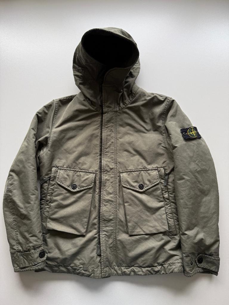 Stone island David-tc primaloft jas m, Kleding | Heren, Jassen | Winter, Zo goed als nieuw, Maat 48/50 (M), Groen, Ophalen of Verzenden