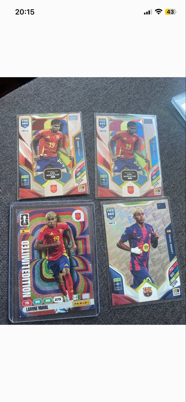 Lamine Yamal Panini FIFA 365 Voetbal Kaarten, Ophalen of Verzenden, Zo goed als nieuw, Buitenlandse clubs, Spelerskaart