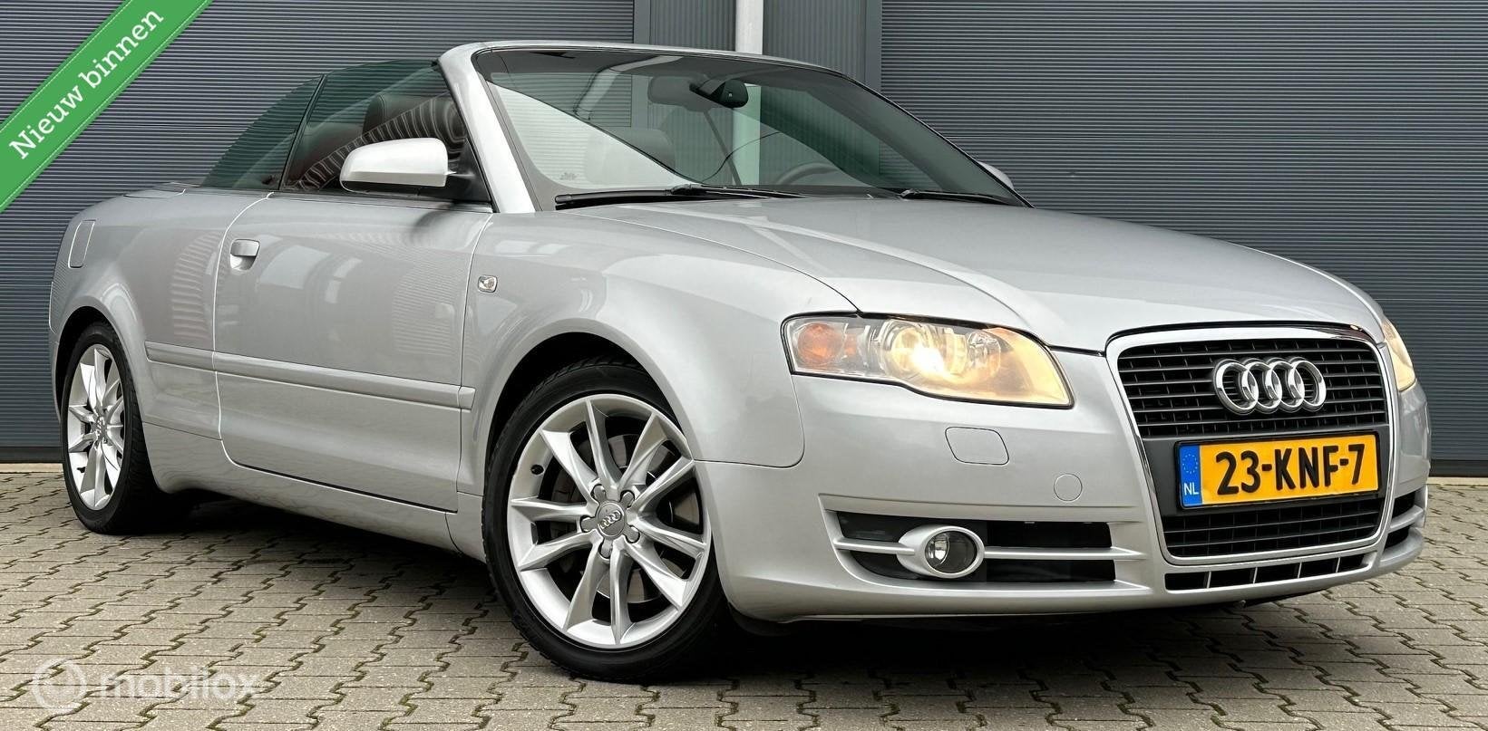 Audi A4 Cabriolet 2.0 TFSI 200PK Bi-Xenon/DRL/Navi+/Leder/Cl, Auto's, Audi, Voorwielaandrijving, Gebruikt, 4 cilinders, 4 stoelen