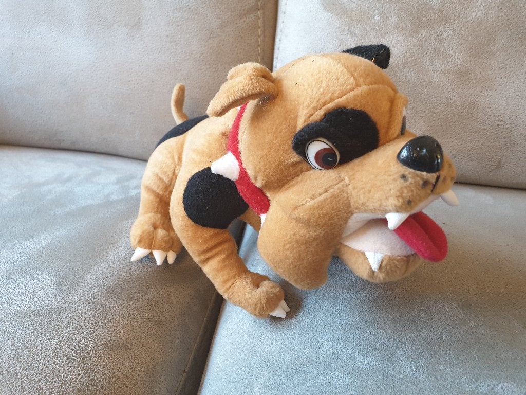 Knuffel - Hond Bulldog 10, Ophalen of Verzenden, Zo goed als nieuw, Hond