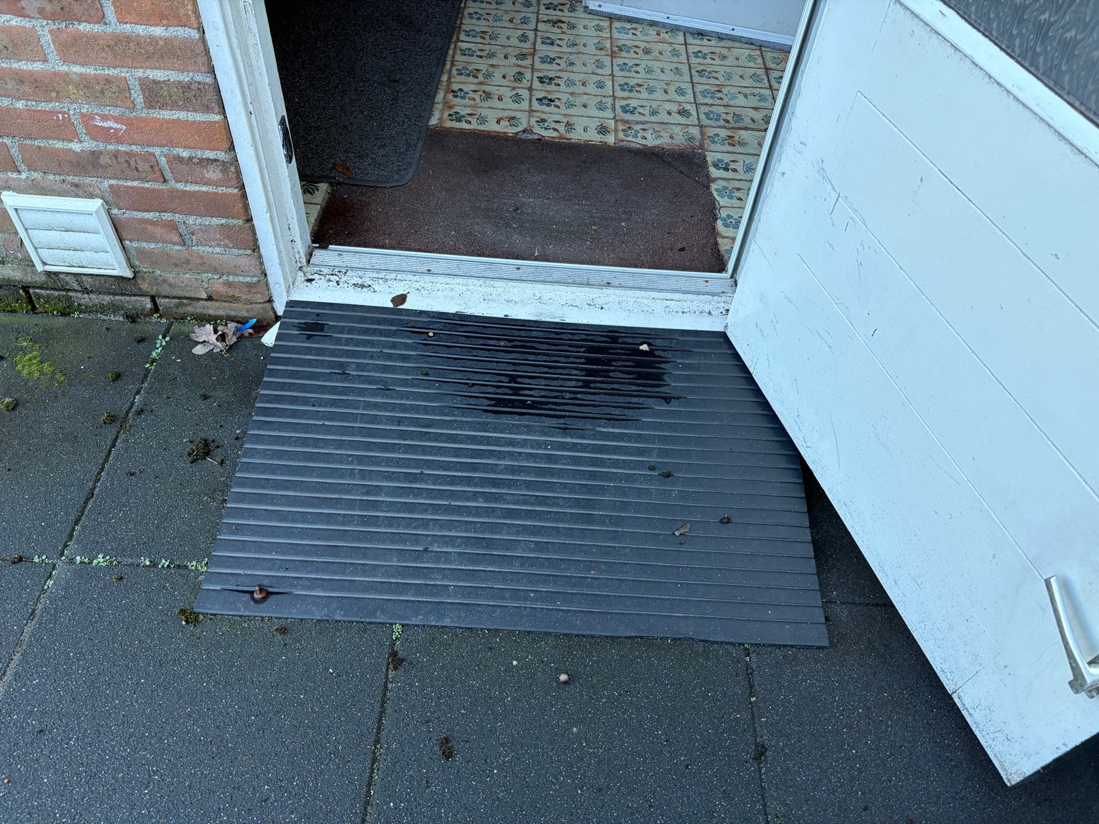 Drempelhulp 5 cm hoog rubber voor binnen en buiten, Diversen, Ophalen