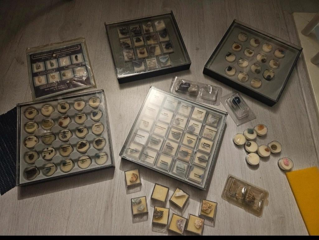 109 stuks diverse edelstenen en mineralen partij verzameling, Ophalen of Verzenden, Nieuw