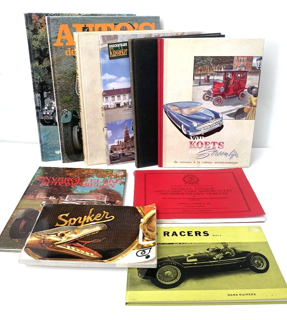 Verzameling autoboeken over oldtimers / veteranen, Verzenden, Gelezen, Algemeen