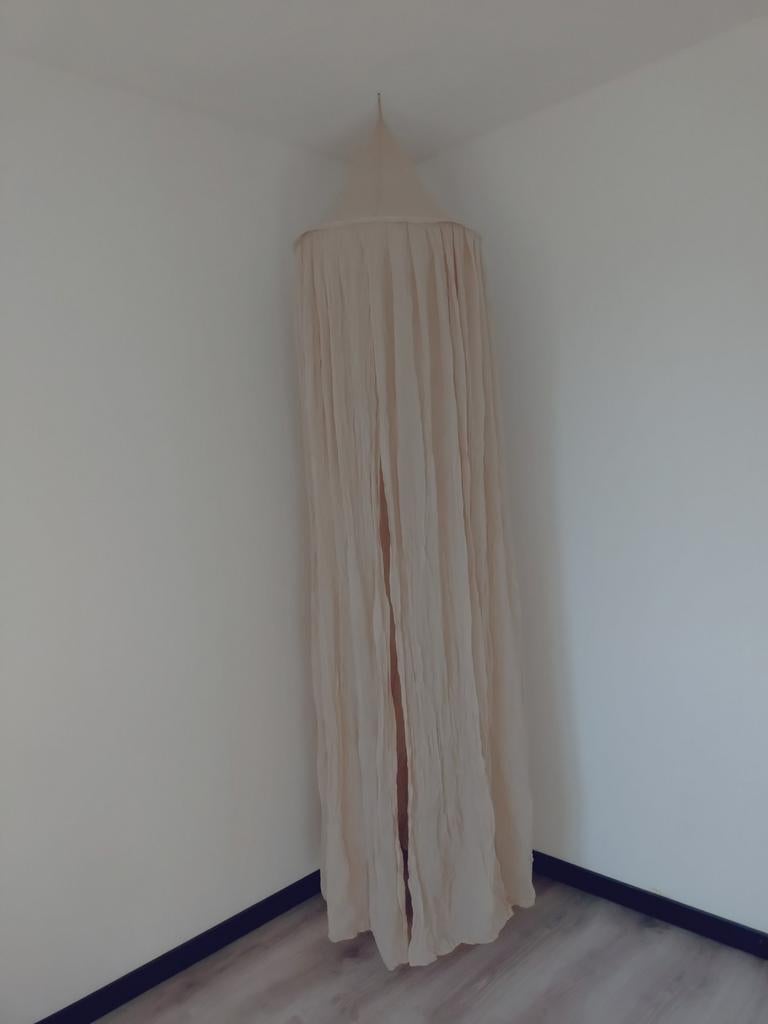 Jollein klamboe/bedhemel zandkleurig, Ophalen of Verzenden, Zo goed als nieuw, 180 cm of meer, Minder dan 70 cm