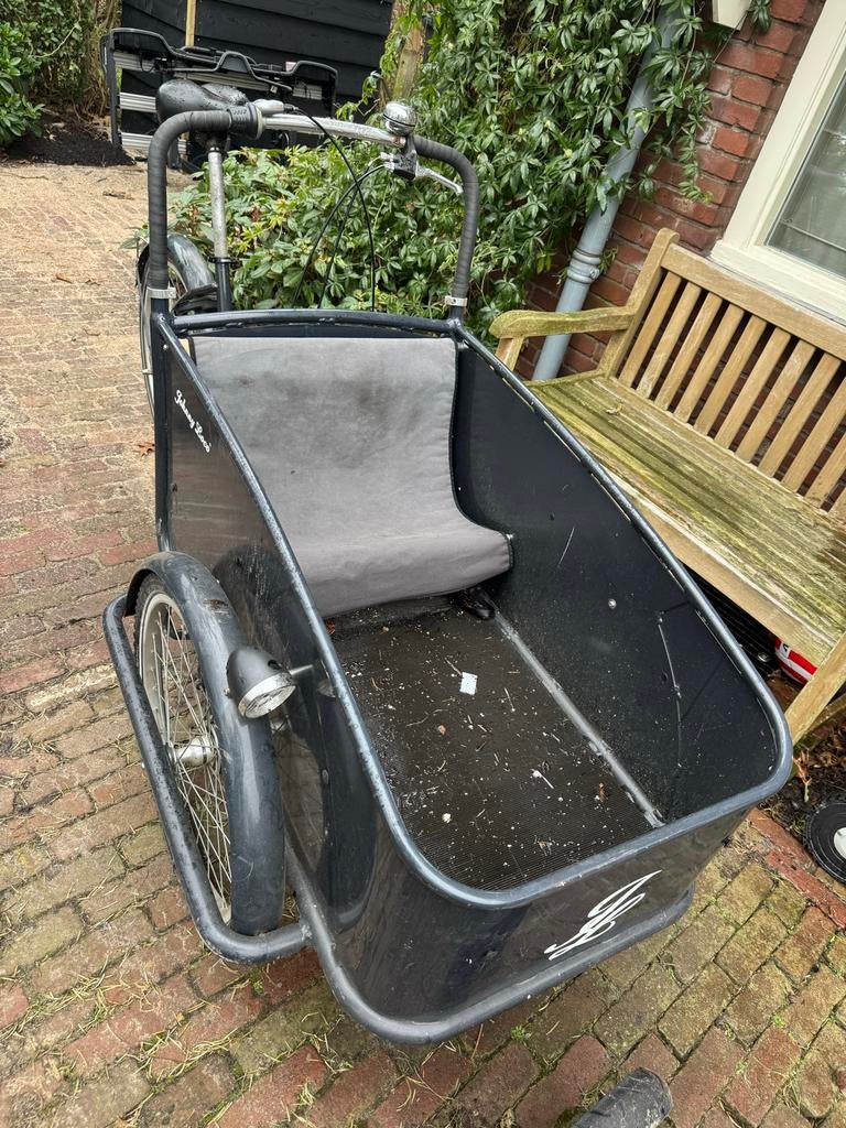 Johnny Loco bakfiets, niet elektrisch, gebruikt, Fietsen en Brommers, Fietsen | Bakfietsen, Gebruikt, Johnny Loco, 2 kinderen
