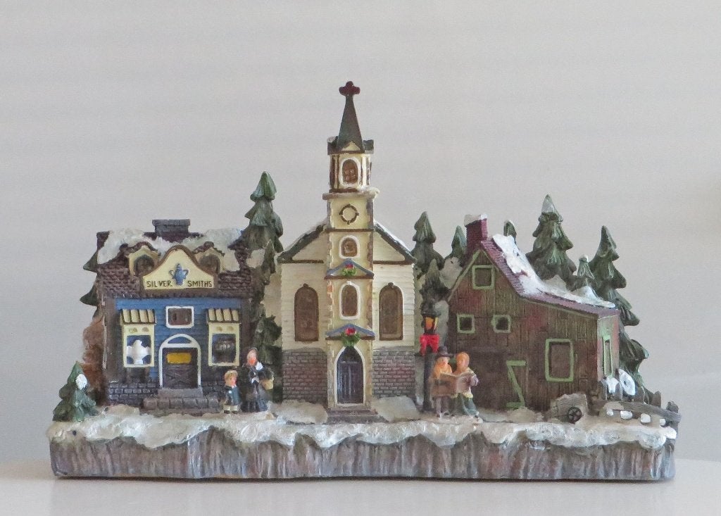kerststraatje zilversmid, Ophalen of Verzenden, Gebruikt