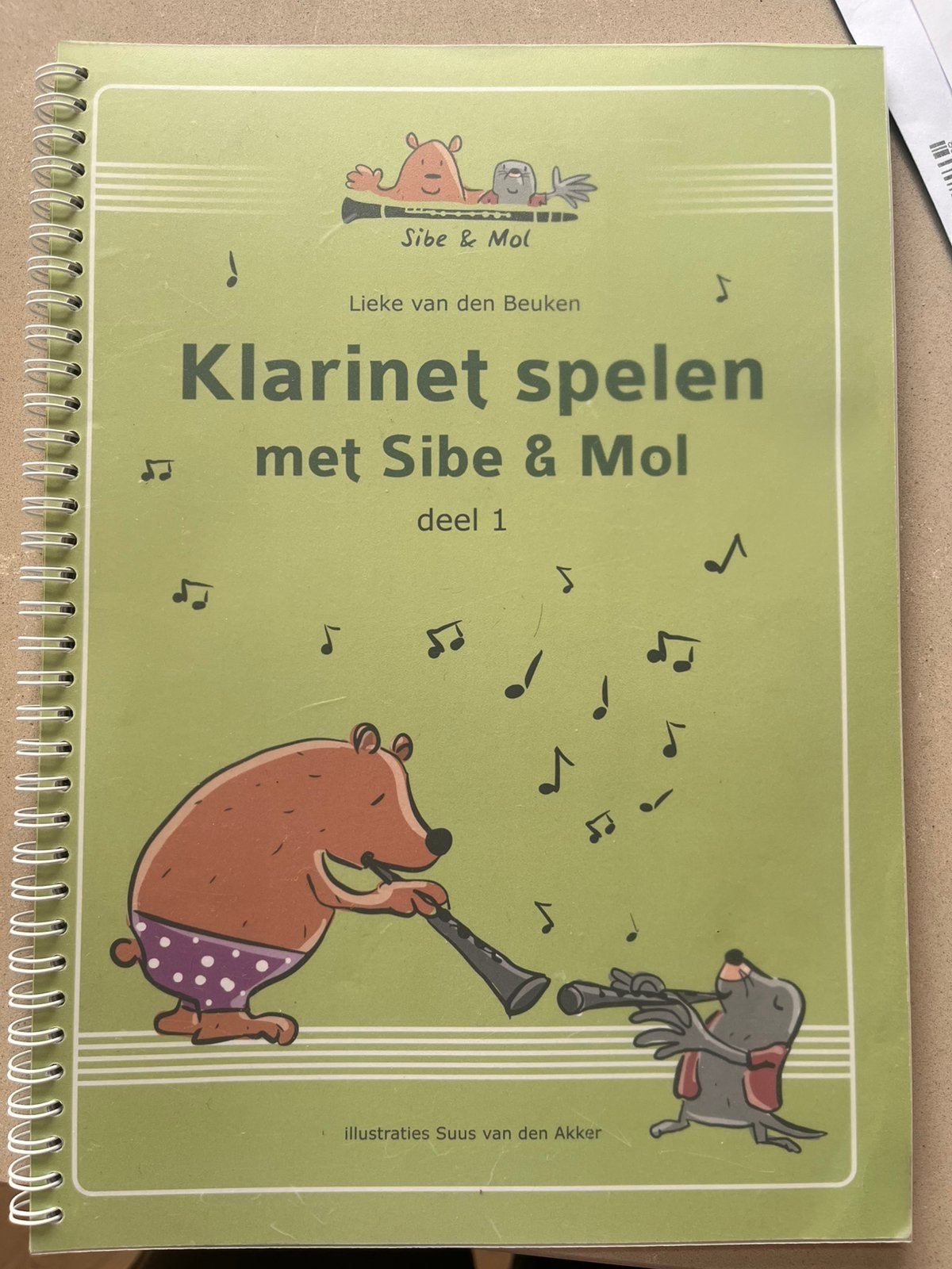 Klarinet spelen met Sibe & Mol, Muziek en Instrumenten, Bladmuziek, Ophalen of Verzenden, Zo goed als nieuw, Les of Cursus, Klarinet