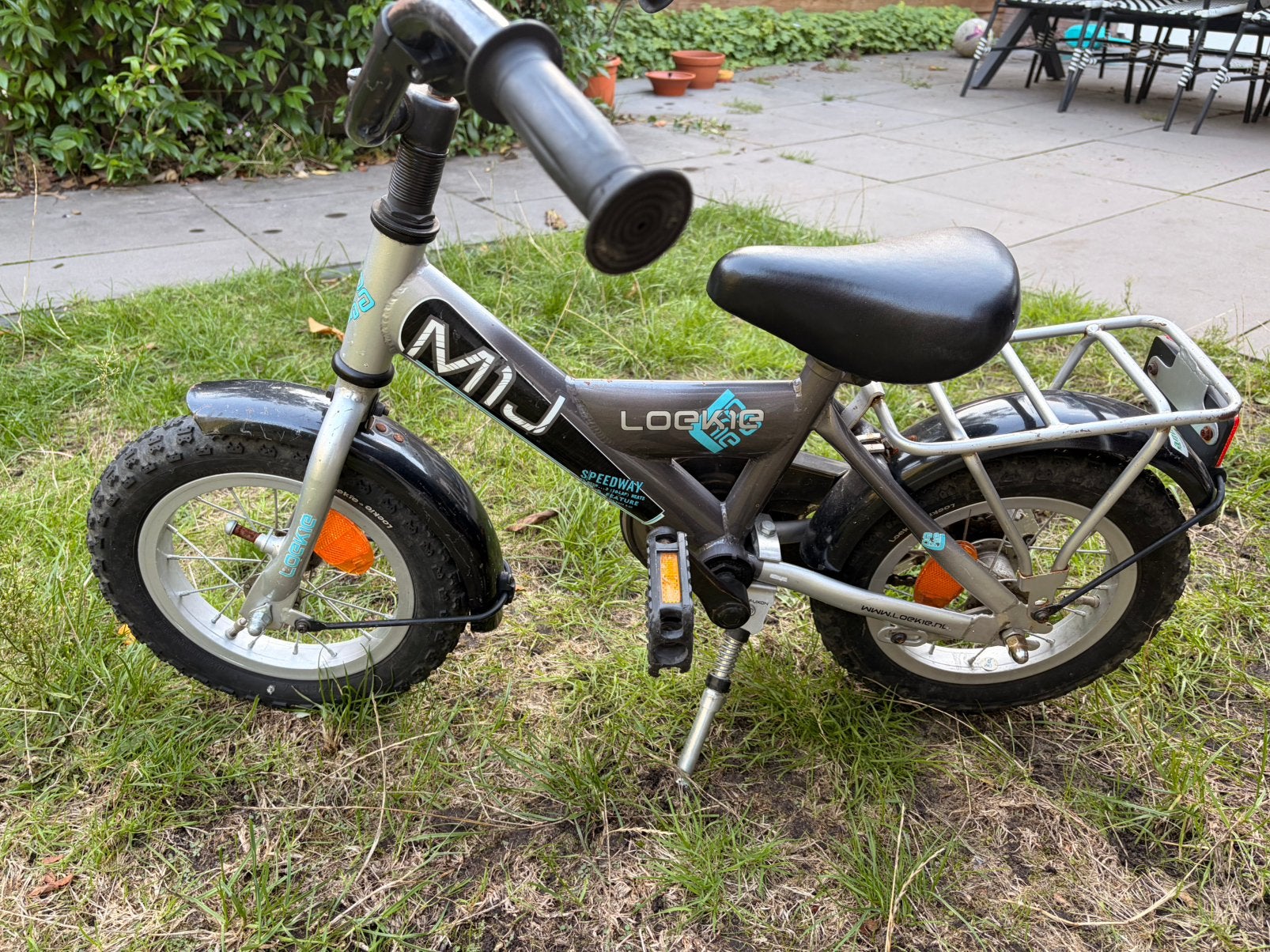 Fiets Loekie Mij 12 inch, Fietsen en Brommers, Ophalen, Terugtraprem, Zijwieltjes, Gebruikt
