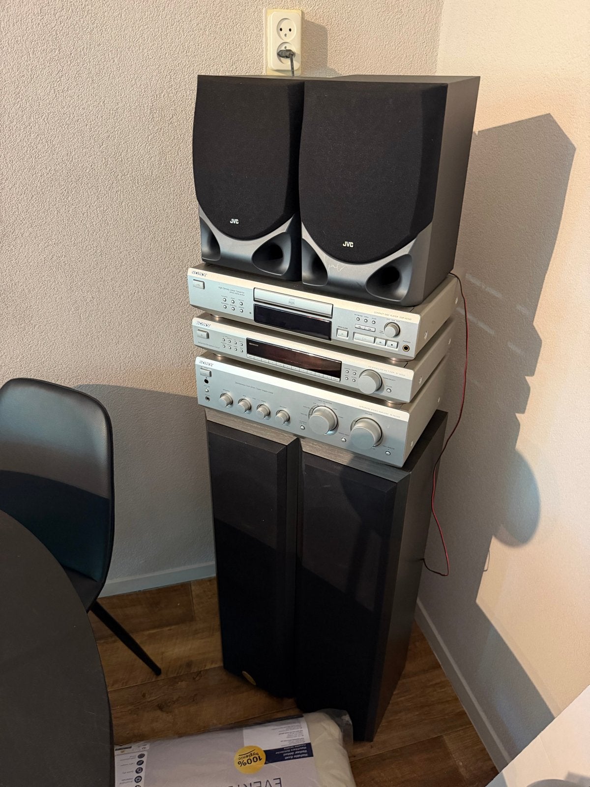 Complete stereo set met speakers en losse componenten, Gebruikt, Losse componenten, Cd-speler, Ophalen