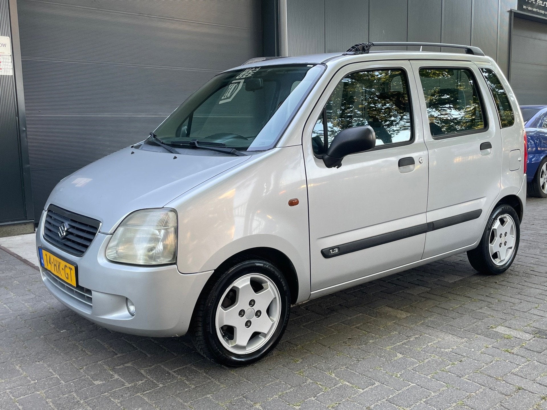 Suzuki Wagon R+ 1.3 GL NAP AIRCO CENTRALE VERGENDELING LM VE, Auto's, Voorwielaandrijving, Metallic lak, Stof, 4 cilinders