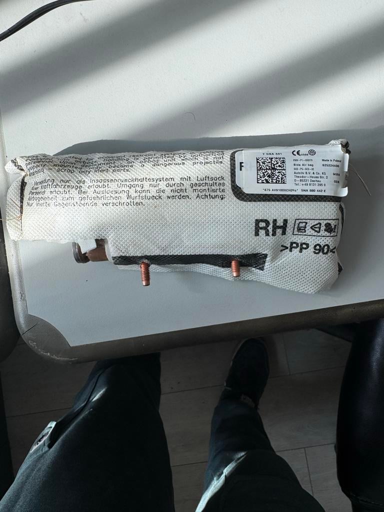 Gebruikte Volkswagen Zij-airbag (Side Airbag) - 5NA 880 442, Ophalen of Verzenden, Gebruikt, Volkswagen