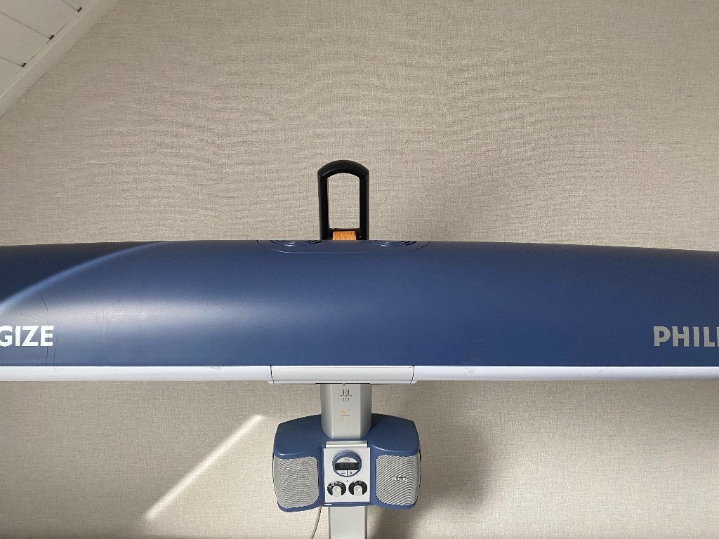 Philips zonnehemel + infrarood, Witgoed en Apparatuur, Zonnebanken en Gezichtsbruiners, Ophalen, Zo goed als nieuw, Zonnebank enkelzijdig