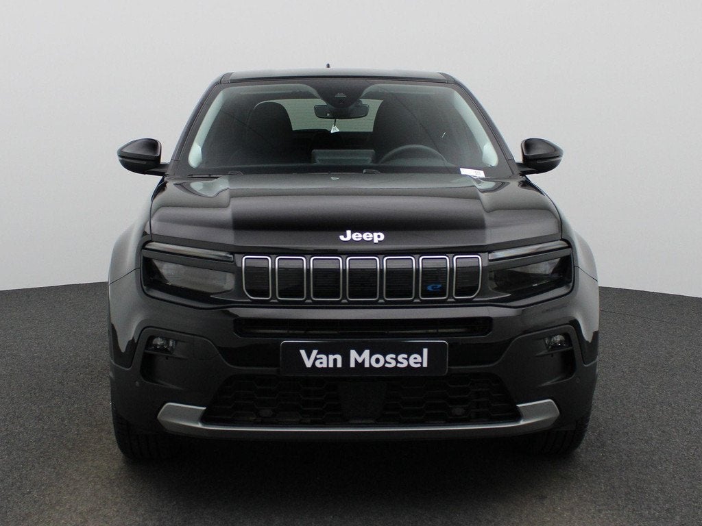 Jeep Avenger 54kWh 1st Edition | 95% SOH | Elektr. Achterkle, Auto's, Jeep, 12 maanden, Stof, Gebruikt, Zwart