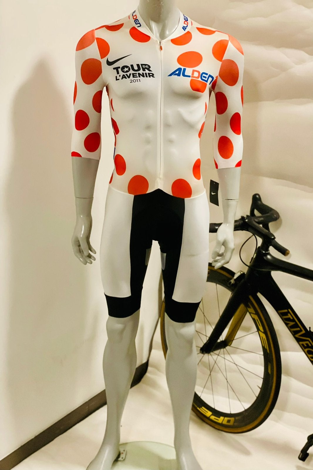 Wielrenkleding wielrenpak snelpak speedsuit maat M Alden, Ophalen of Verzenden, Zo goed als nieuw, Bovenkleding, Heren