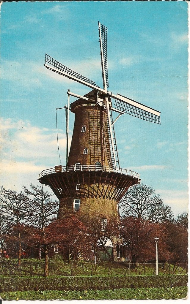 Oude ansichtkaart Hollandse Molen Drenthe, Ophalen of Verzenden, 1960 tot 1980, Gelopen, Drenthe