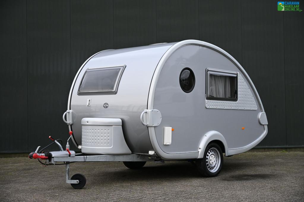 T@B Cult Edition 320 Luifel TV, Caravans en Kamperen, Rondzit, Tot en met 2, Koelkast, Bedrijf