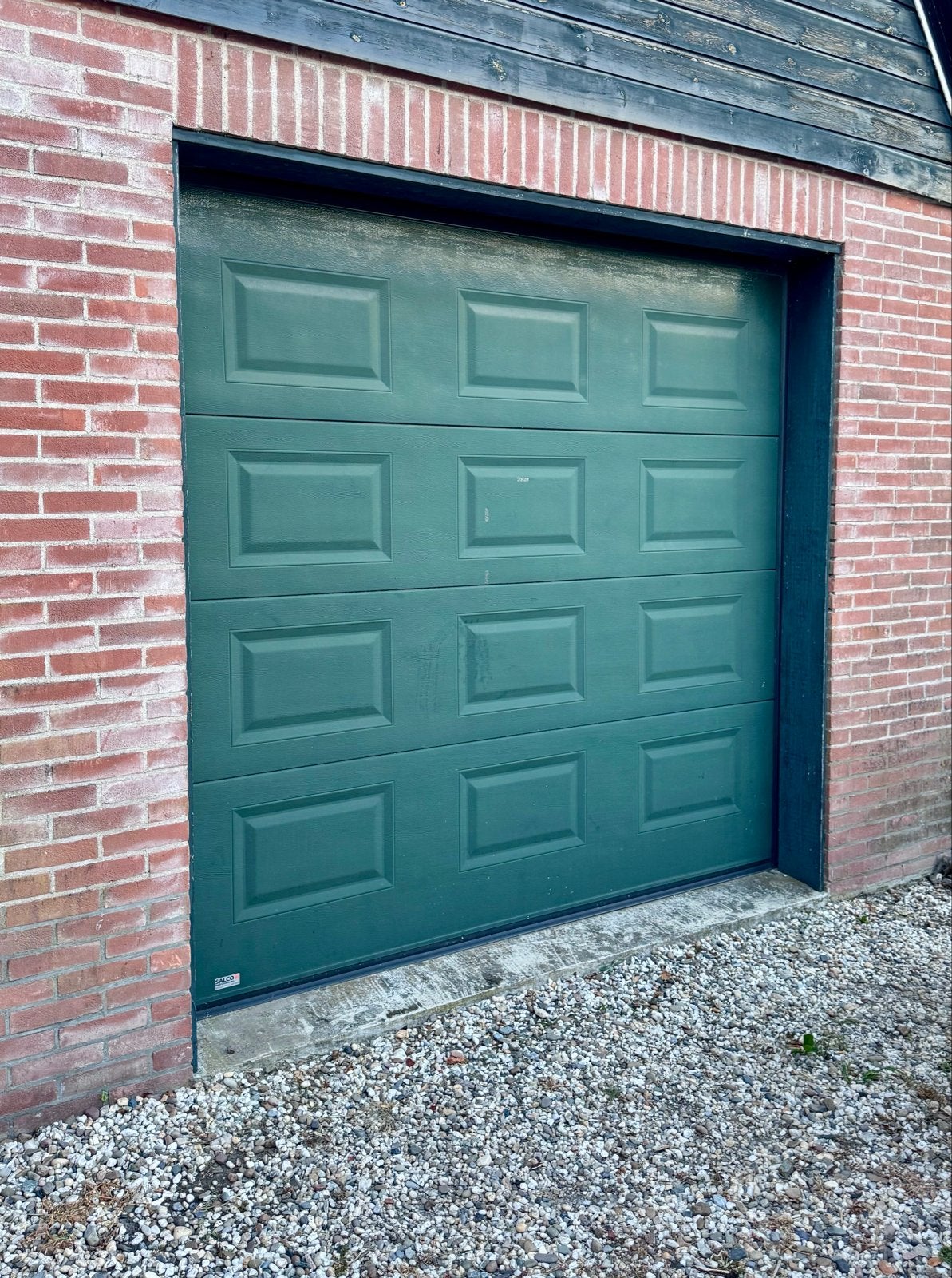 Salco Sectionale Garagedeur - Inclusief Motor, Ophalen, Gebruikt, Garagedeur, Metaal