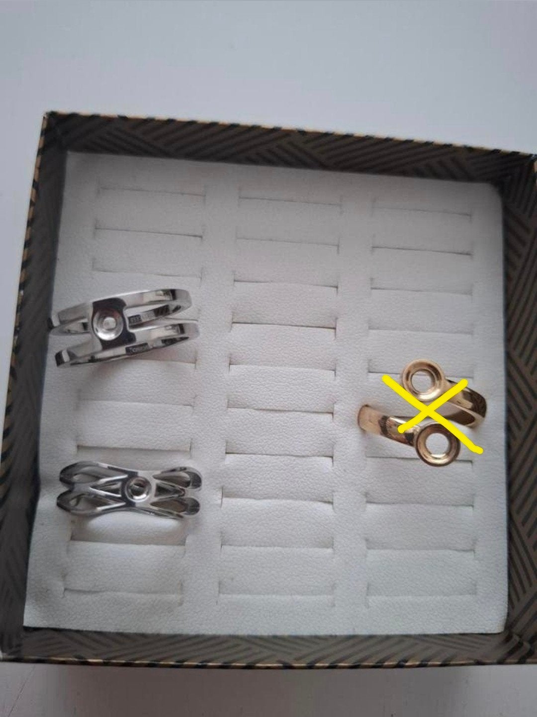 Melano ringen maat 60 vivid en twisted, IJzer of Staal, 19 tot 20, Nieuw, Ophalen of Verzenden