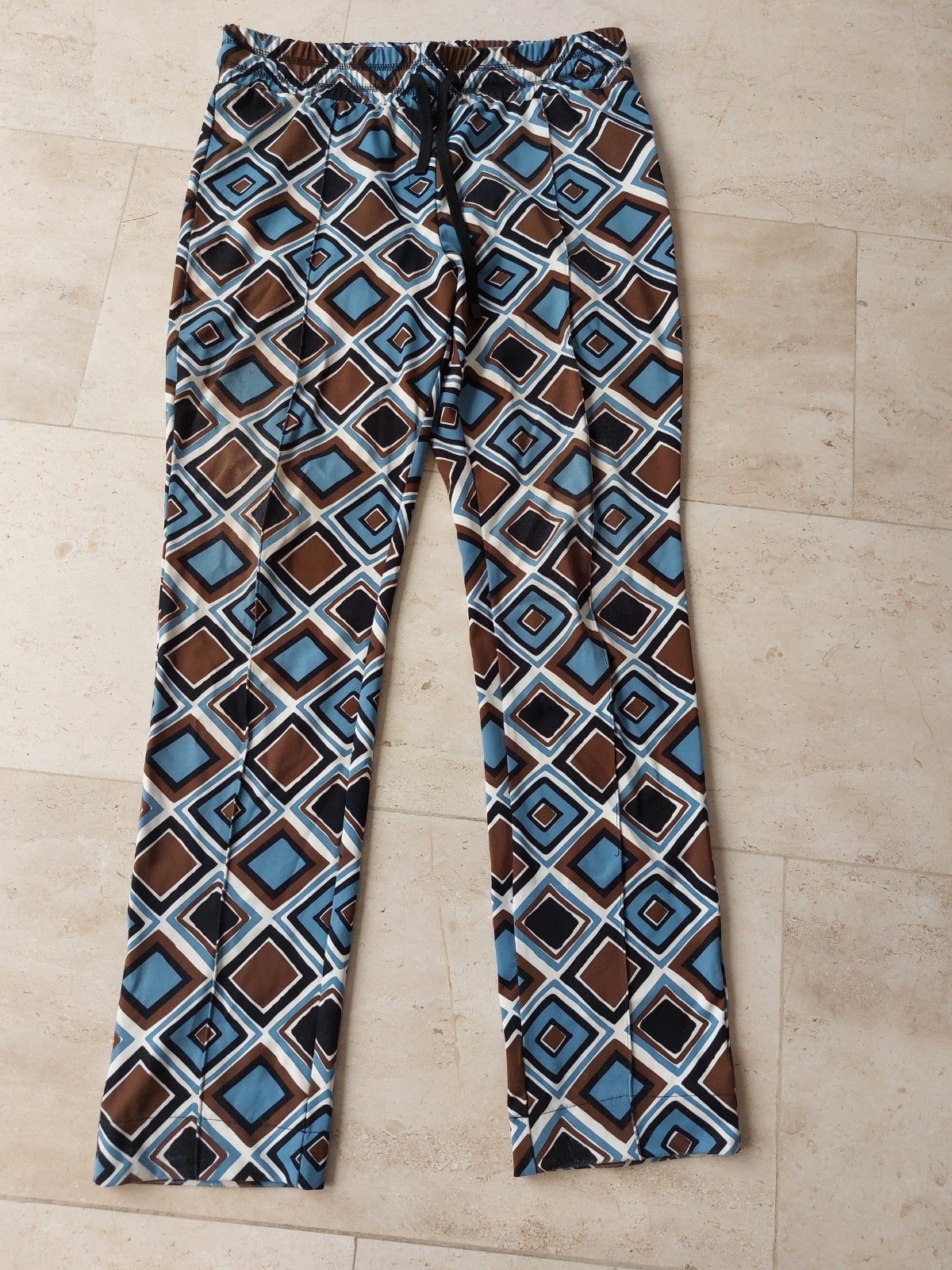 Norah broek met geometrische print, maat 42, Meerkleurig, Maat 42/44 (L), Ophalen of Verzenden, Norah