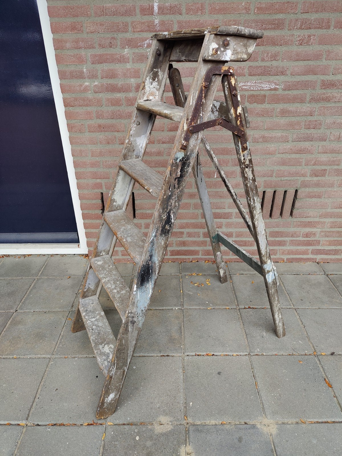 antieke schilderstrap, Ophalen, Gebruikt, Trap, Minder dan 2 meter