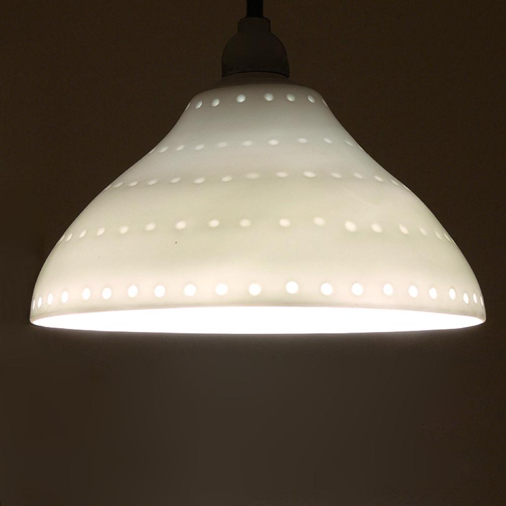 Vintage porseleinen hanglamp, Overige materialen, Gebruikt, -, -