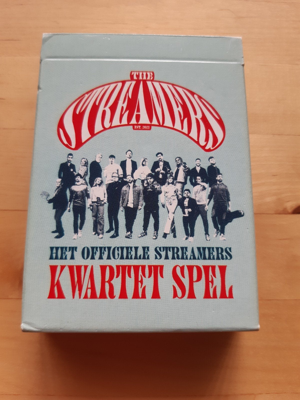 Streamers Kwartet spel, Ophalen of Verzenden, Zo goed als nieuw, Kwartet(ten)