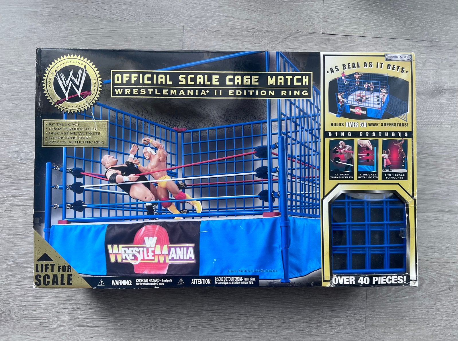 WWE Wrestlemania 2 ring, Kinderen en Baby's, Ophalen of Verzenden, Zo goed als nieuw