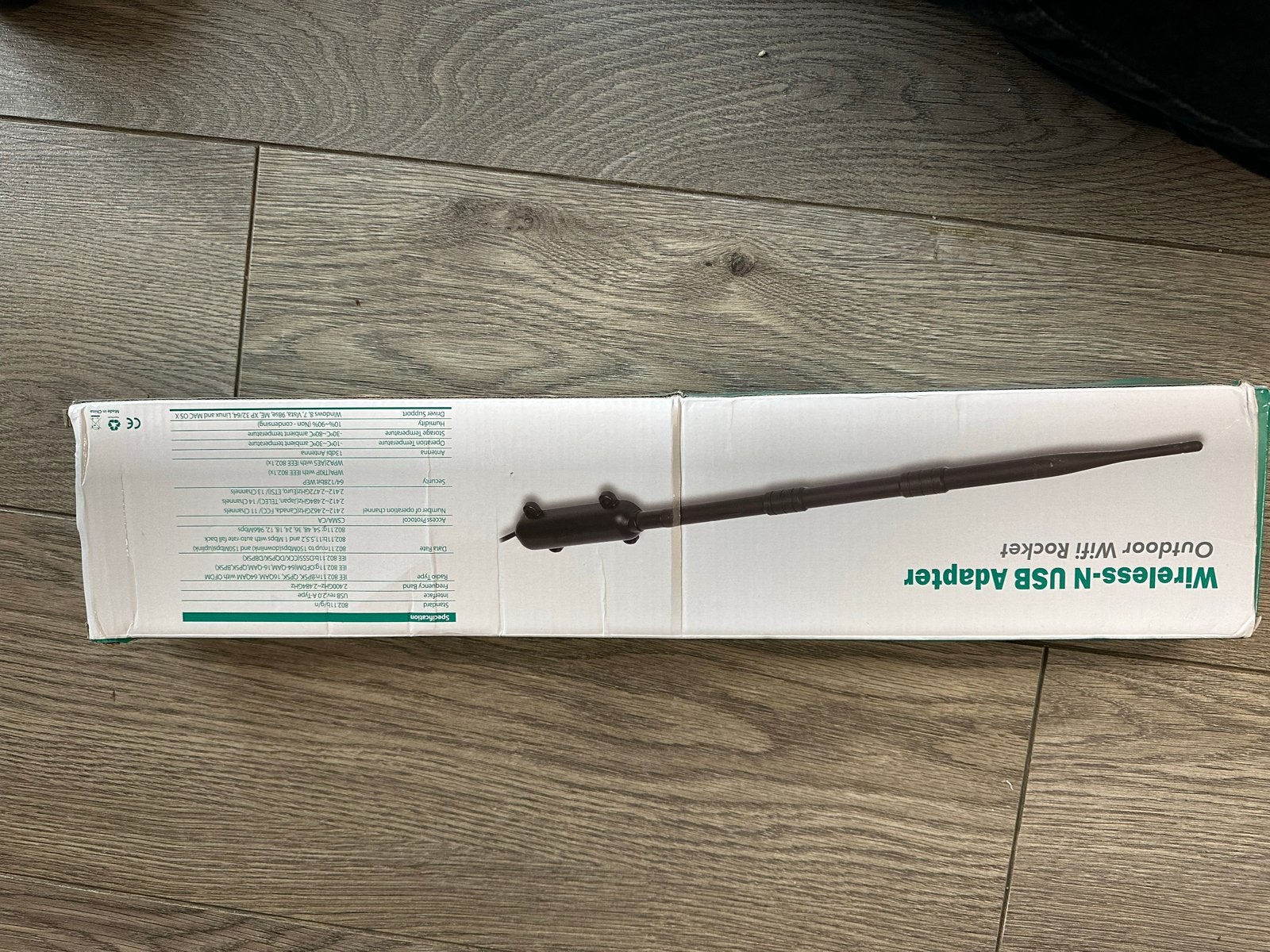 Wireless-N USB Adapter Outdoor WiFi Rocket 150 Mbps, Computers en Software, WiFi-versterkers, Ophalen of Verzenden, Nieuw