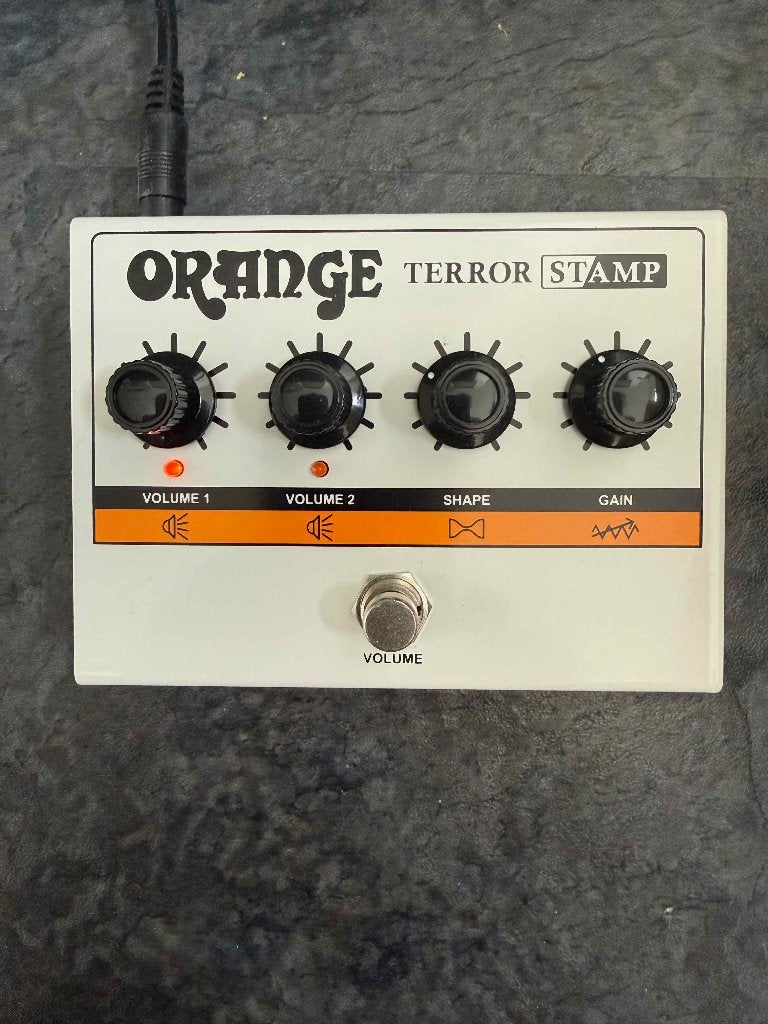Orange Terror Stamp 20W Versterker pedaalformaat, Muziek en Instrumenten, Versterkers | Bas en Gitaar, Verzenden, Zo goed als nieuw