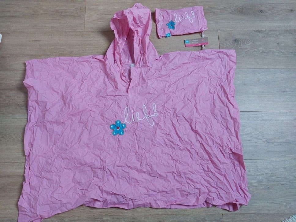 Lief! lifestyle roze regenponcho voor kinderen - zgan, Ophalen of Verzenden, Zo goed als nieuw