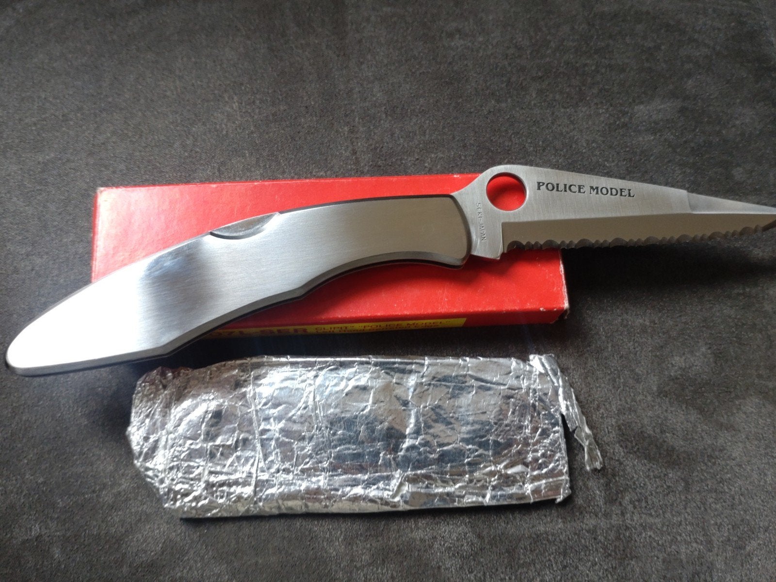 vintage spyderco police model, Ophalen of Verzenden