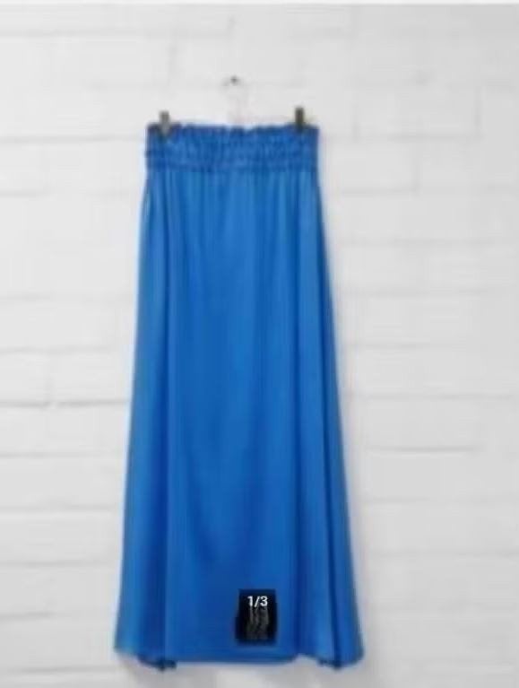 Femmes du Sud - Prachtige zijden rok maat S - Nieuw €299, Femmes du Sud, Blauw, Nieuw, Ophalen of Verzenden