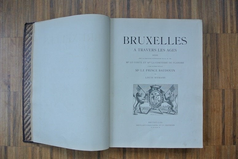 Bruxelles a travers les ages - Louis Hymans - 1882, Ophalen of Verzenden