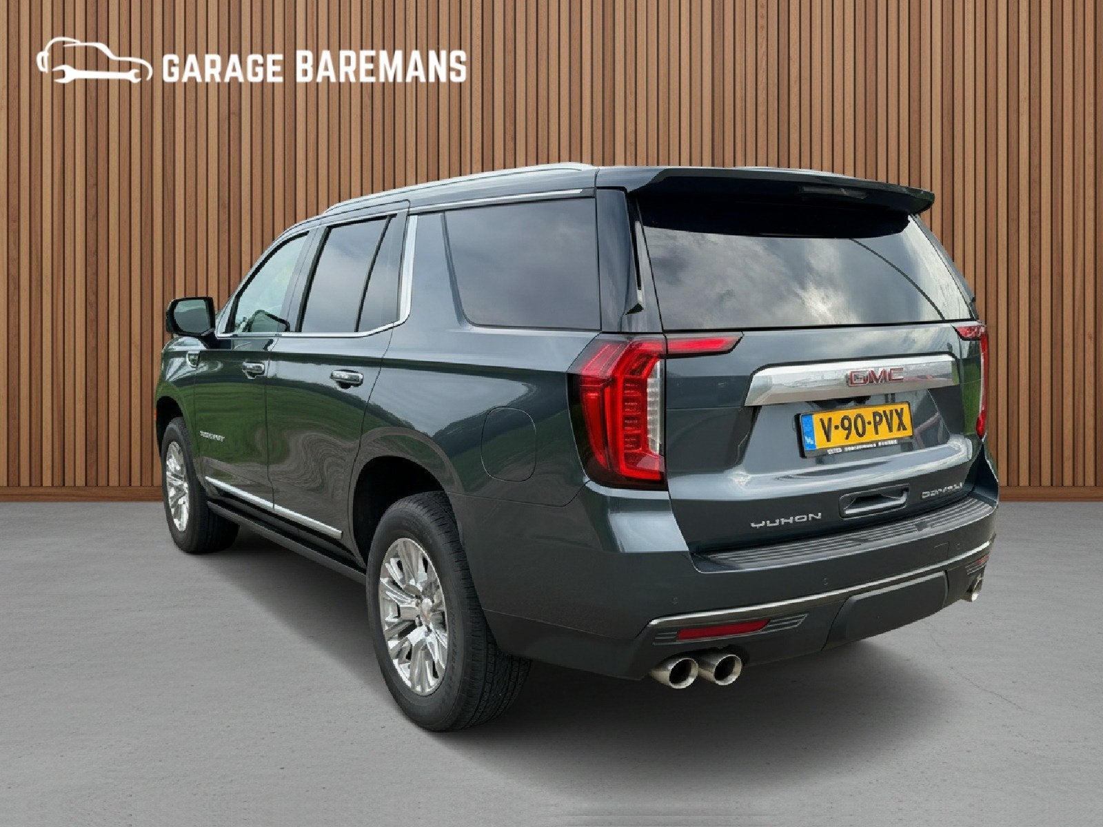 GMC YUKON DENALI GRIJS KENTEKEN! (bj 2021), Auto's, Gebruikt, 426 pk, Bedrijf, 2 stoelen