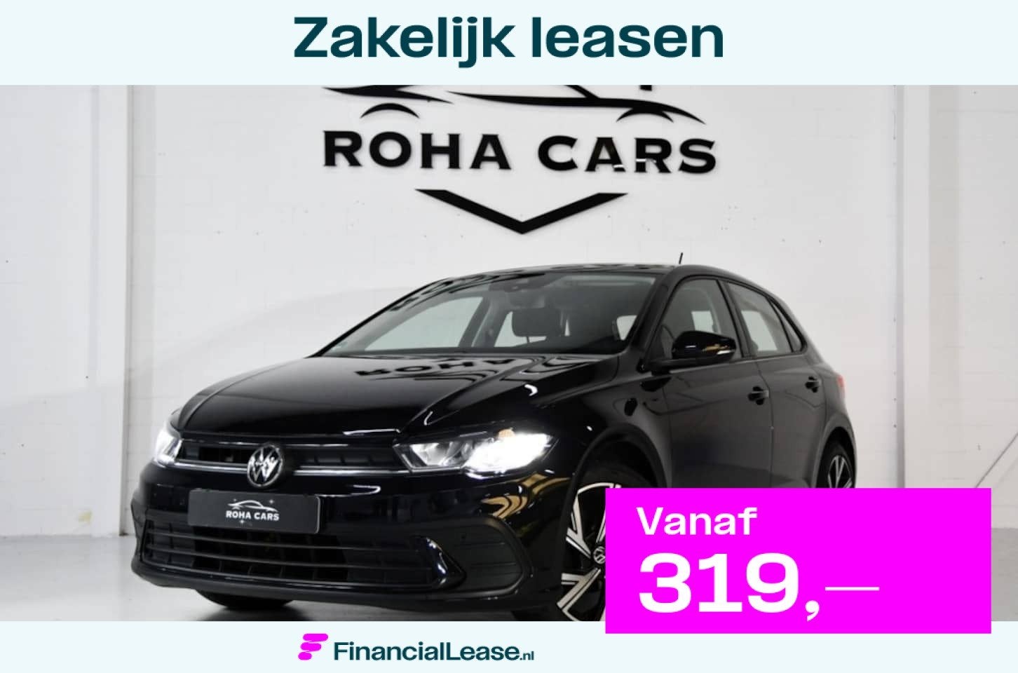 Volkswagen Polo 1.0 TSI Life, Auto's, Volkswagen, Bedrijf, Lease, Financial lease, Polo, ABS, Airbags, Airconditioning, Alarm