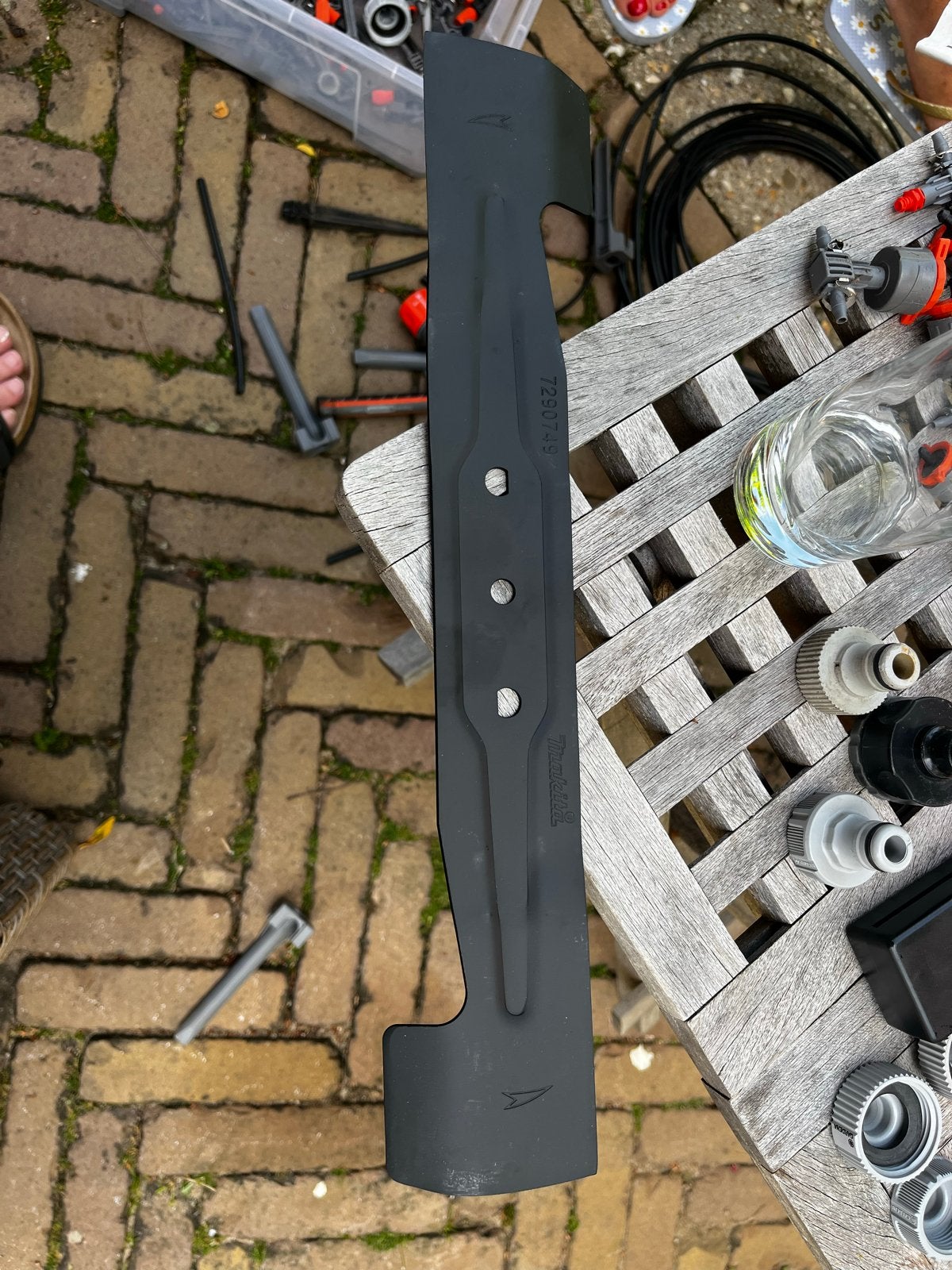 Makita maaimes 38 cm NIEUW (origineel, 191D41-2 / 7290749), Ophalen of Verzenden, Nieuw, 30 t/m 39 cm, Accu-grasmaaier