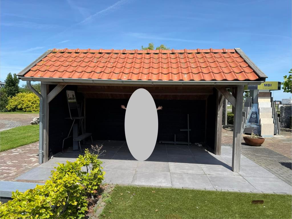 Klusser gezocht voor overkapping!, Tuin en Terras, Overkappingen, Gebruikt, Ophalen
