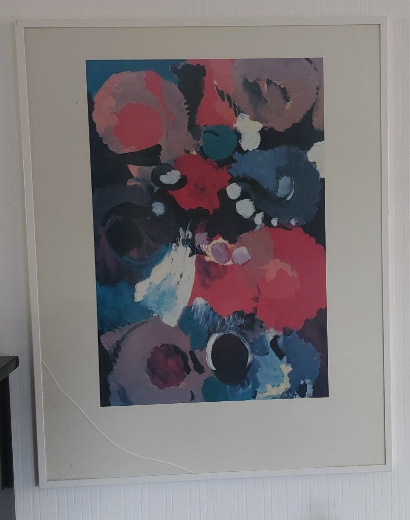 Schilderij Ernst Wilhelm Nay, Ophalen, 50 – 75, Gebruikt, Schilderij