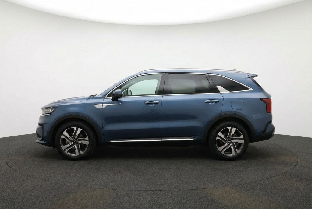 Kia Sorento 1.6 T-GDI PHEV AWD DynamicPlusLine 7P l Pano l L, Auto's, Kia, Gebruikt, 4 cilinders, Blauw, 7 stoelen