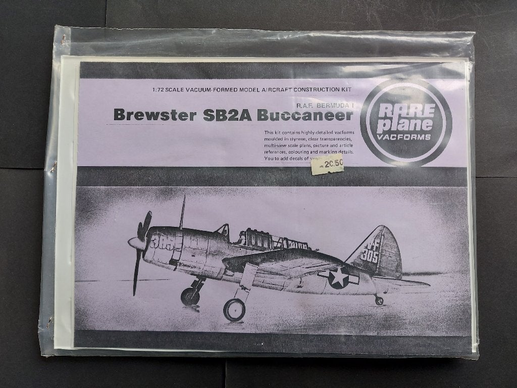 Modelkit Brewster SB2A Buccaneer schaal 1/72 (MB181), Overige merken, 1:72 tot 1:144, Nieuw, Ophalen of Verzenden