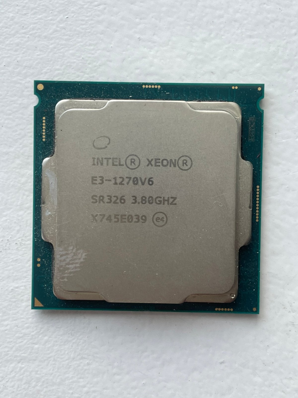 Intel Xeon E3-1270V6, Ophalen of Verzenden, Gebruikt, 3 tot 4 Ghz
