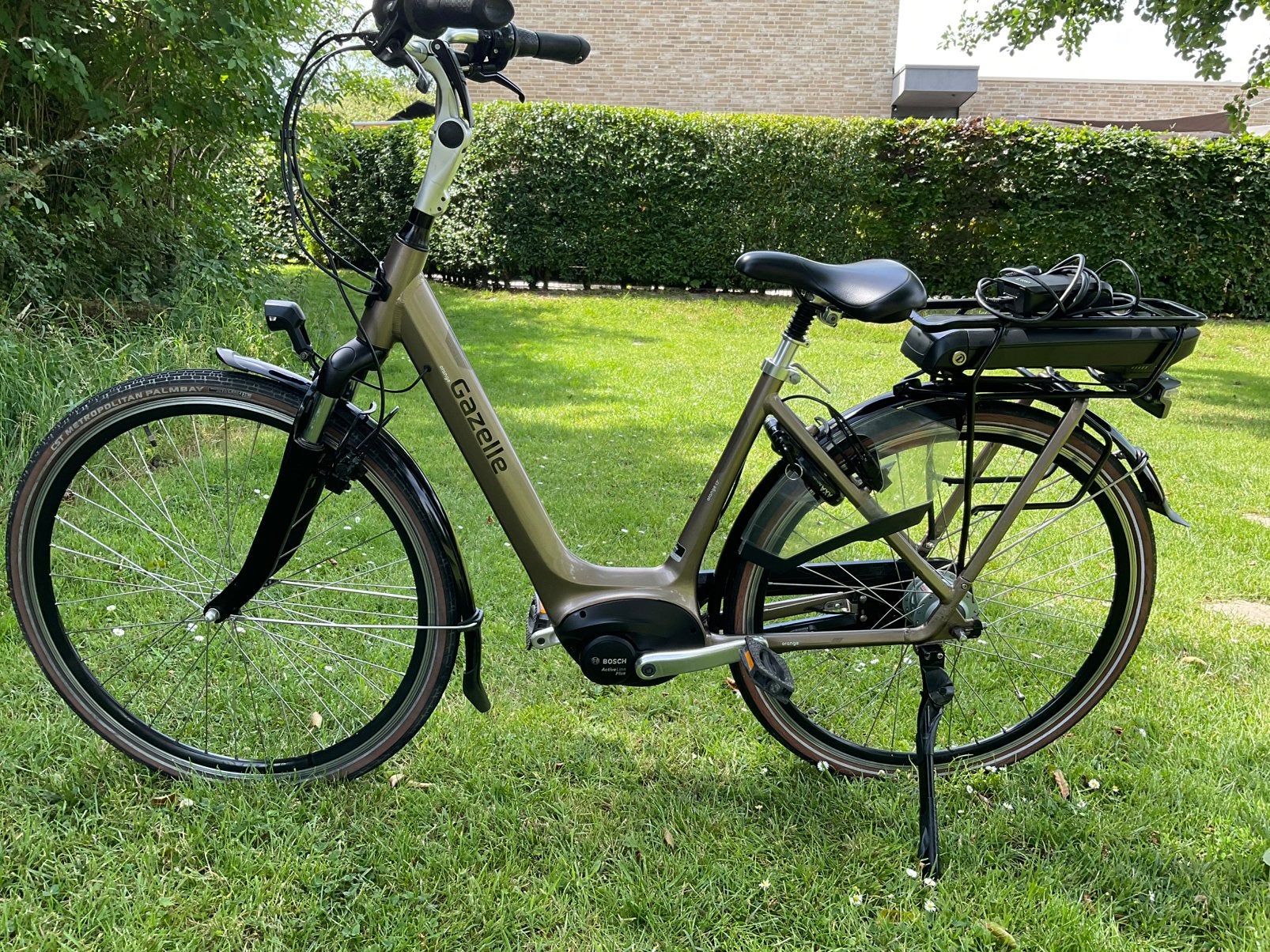 Gazelle Orange C7 elektrische damesfiets, Fietsen en Brommers, Elektrische fietsen, 47 tot 51 cm, Ophalen of Verzenden, Zo goed als nieuw